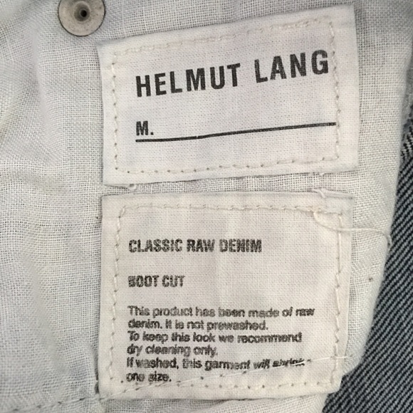 TTR: 11.9.19 Vintage Helmut Lang Classic Raw Denim - Picture 5 of 8